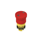 PIZZATO ELETTRICA - Pulsante d'emergenza con sblocco push-pull finestrato