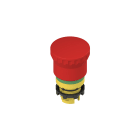 PIZZATO ELETTRICA - Pulsante d'emergenza con sblocco push-pull con linea indicatrice verde