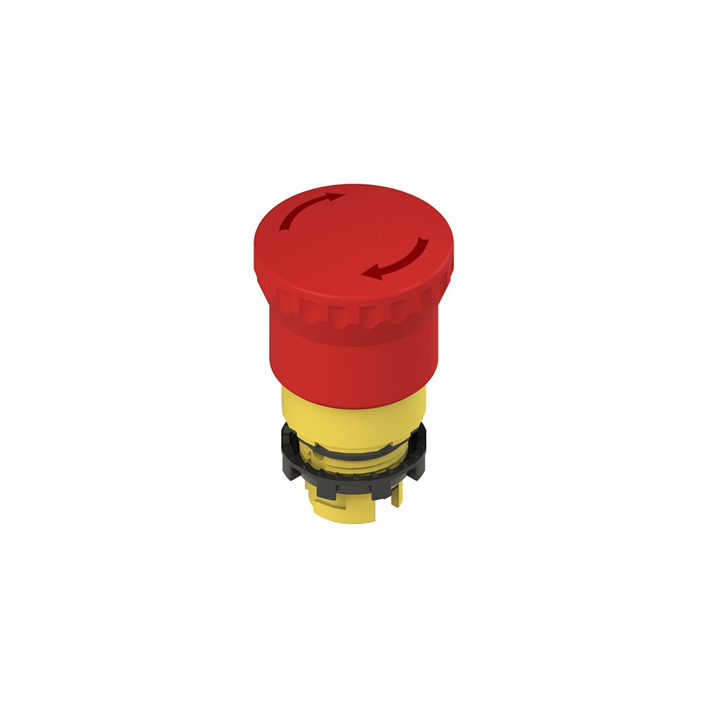 PIZZATO ELETTRICA - Pulsante d'emergenza con sblocco a rotazione E2 1PERZ4531-T6