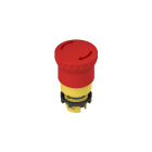 PIZZATO ELETTRICA - Pulsante d'emergenza con sblocco a rotazione