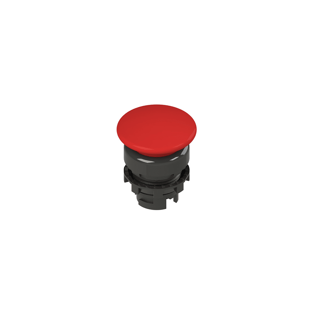 PIZZATO ELETTRICA - Pulsante luminoso a fungo rosso E2 1PL1F3410