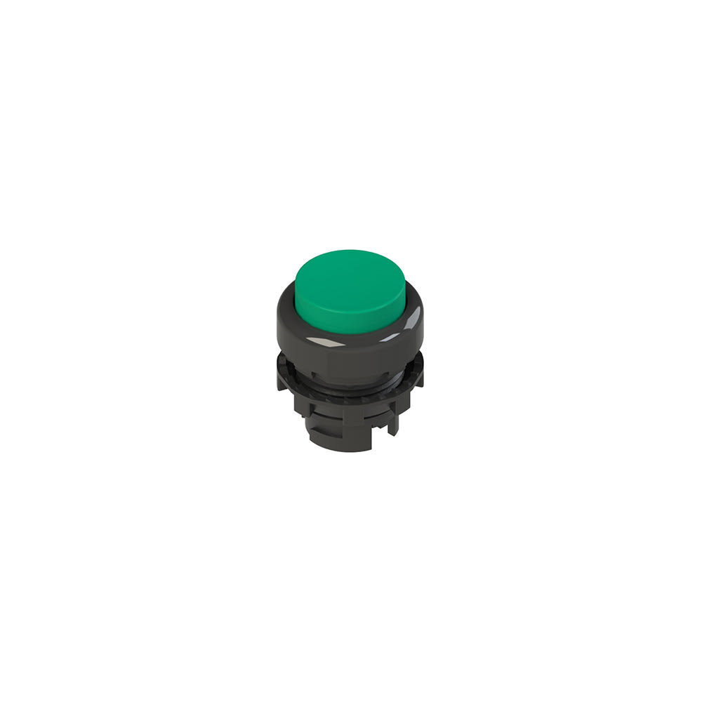 PIZZATO ELETTRICA - Pulsante luminoso sporgente verde E2 1PL1S4210-T6