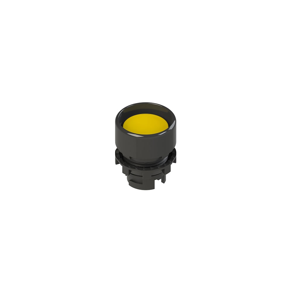 PIZZATO ELETTRICA - Pulsante luminoso protetto giallo E2 1PL2P5210