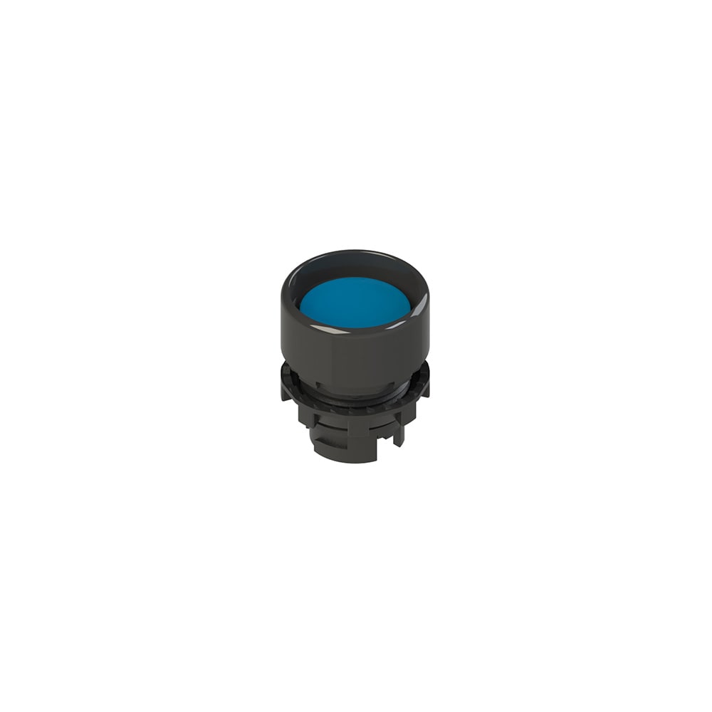 PIZZATO ELETTRICA - Pulsante luminoso protetto blu E2 1PL2P6210