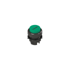 PIZZATO ELETTRICA - Pulsante luminoso sporgente verde con marcatura