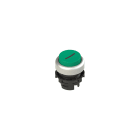 PIZZATO ELETTRICA - Pulsante luminoso sporgente verde con marcatura