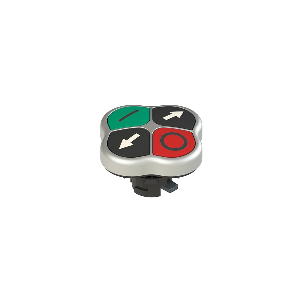 PIZZATO ELETTRICA - Pulsante quadruplo E2 1PQFA9QAAK