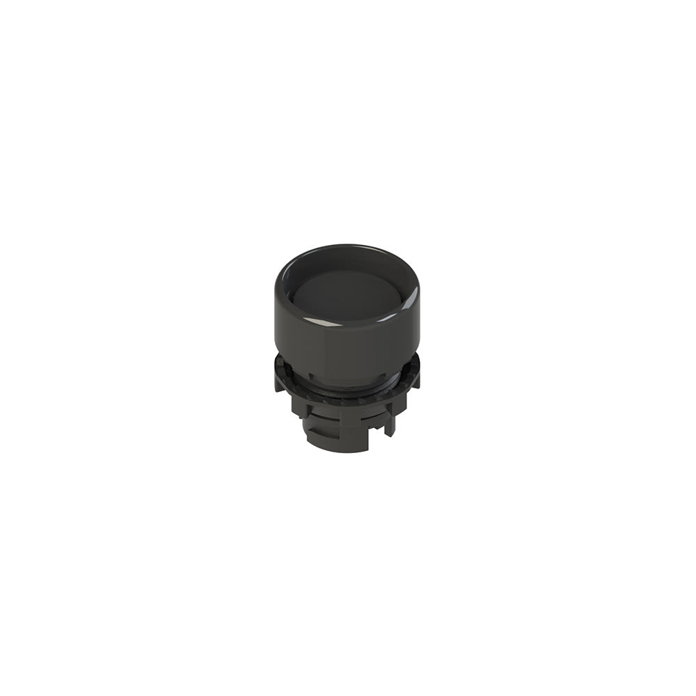 PIZZATO ELETTRICA - Pulsante ad impulso protetto nero E2 1PU2P1210-T6