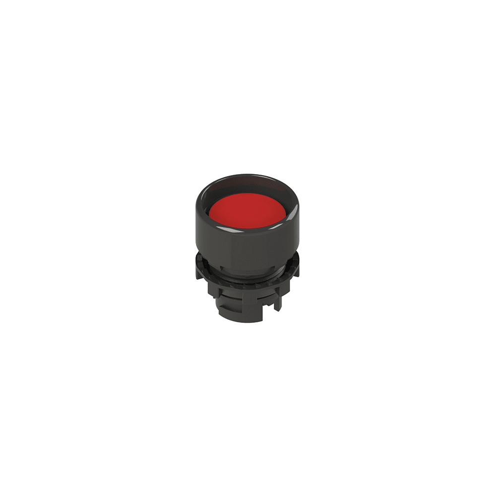 PIZZATO ELETTRICA - Pulsante ad impulso protetto rosso E2 1PU2P3210