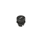 PIZZATO ELETTRICA - Pulsante ad impulso rasato nero con marcatura