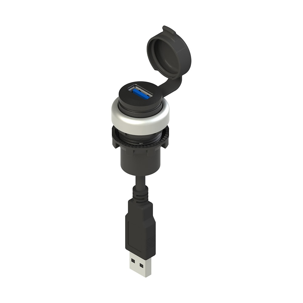 PIZZATO ELETTRICA - Presa USB 3.0 serie EROUND