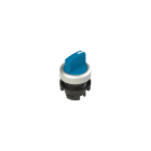 PIZZATO ELETTRICA - Selettore luminoso a leva corta a tre posizioni blu con marcatura