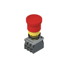 PIZZATO ELETTRICA - Unità completa con pulsante d'emergenza, base d'aggancio e contatti E2 AC-DXBC1000