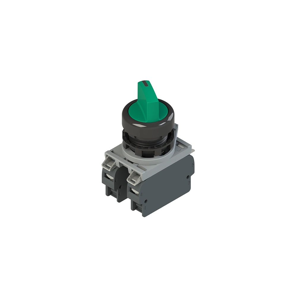 PIZZATO ELETTRICA - Unità completa con selettore a 4 posizioni, base d'aggancio e contatti E2 AC-DXBC2225