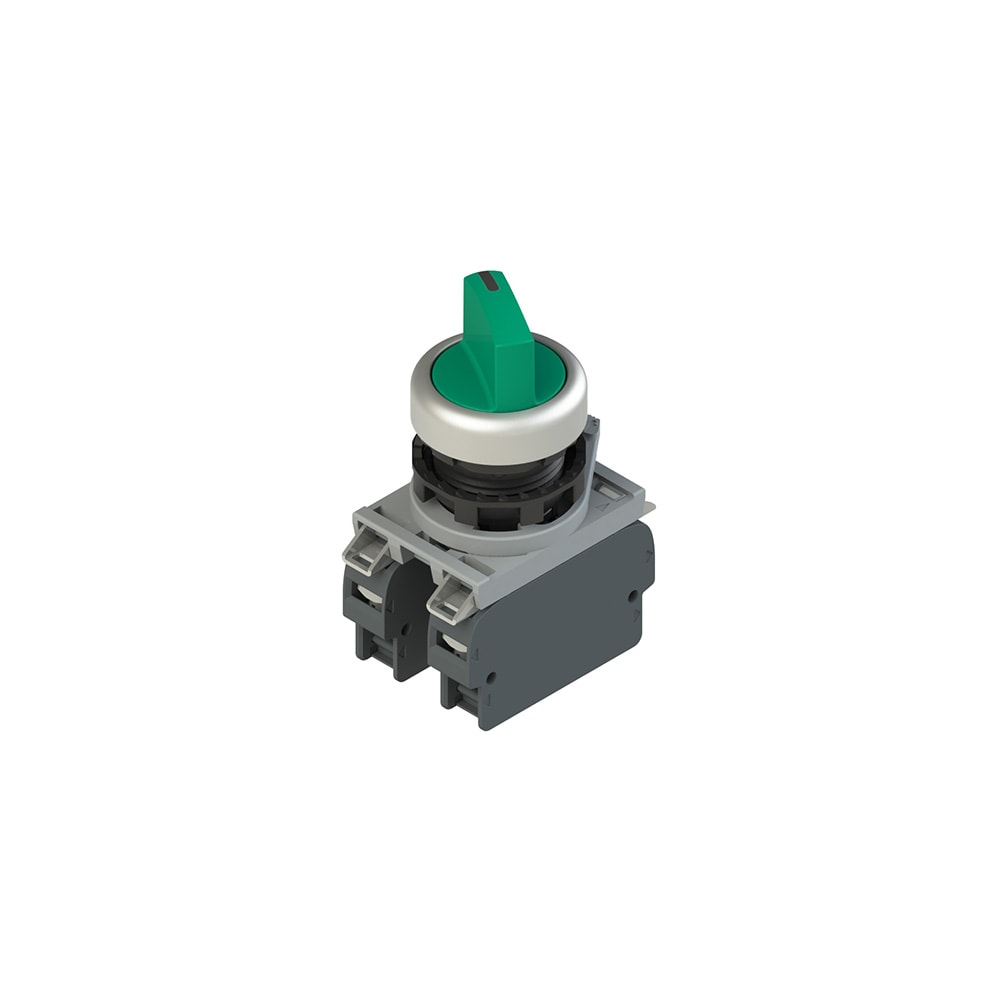 PIZZATO ELETTRICA - Unità completa con selettore a 4 posizioni, base d'aggancio e contatti E2 AC-DXBC2227