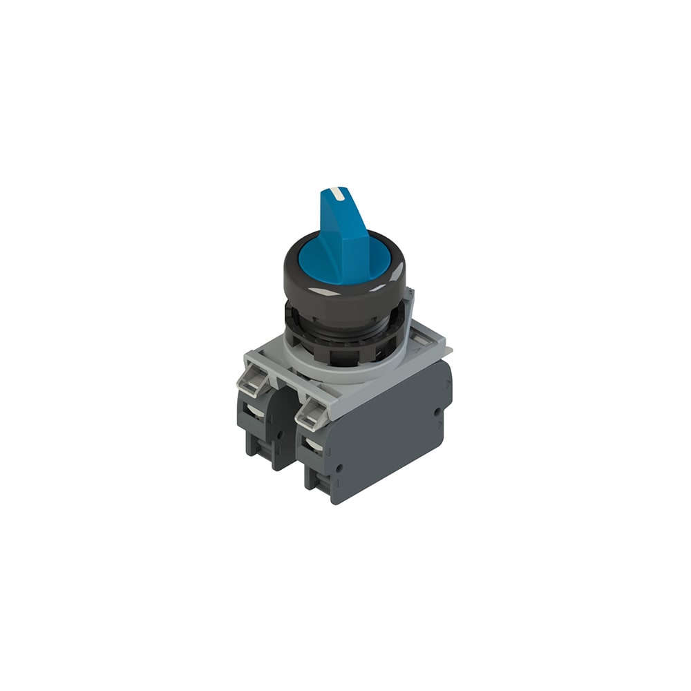 PIZZATO ELETTRICA - Unità completa con selettore a 4 posizioni, base d'aggancio e contatti E2 AC-DXBC2240