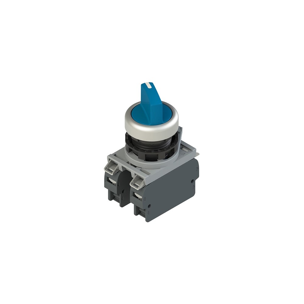 PIZZATO ELETTRICA - Unità completa con selettore a 4 posizioni, base d'aggancio e contatti E2 AC-DXBC2242