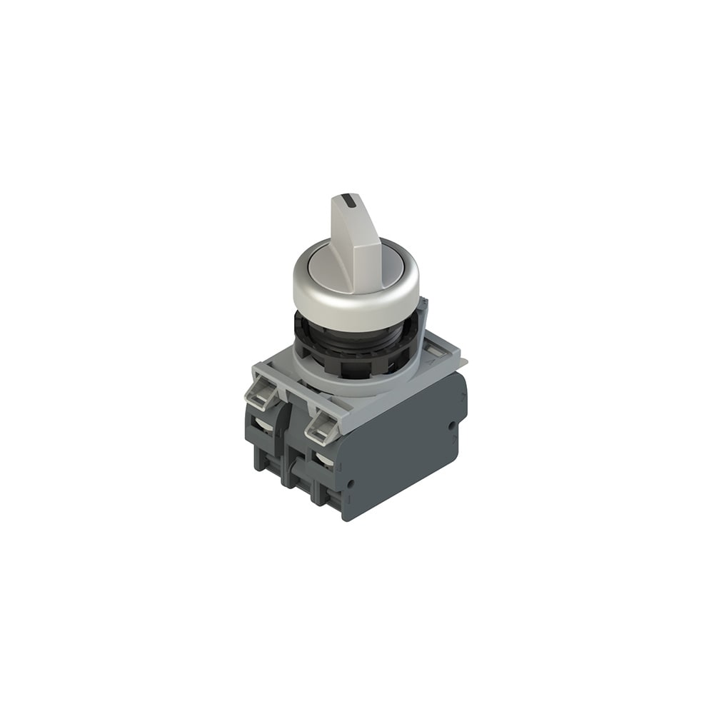 PIZZATO ELETTRICA - Unità completa con selettore luminoso a 4 posizioni, base d'aggancio e contatti E2 AC-DXBC2258