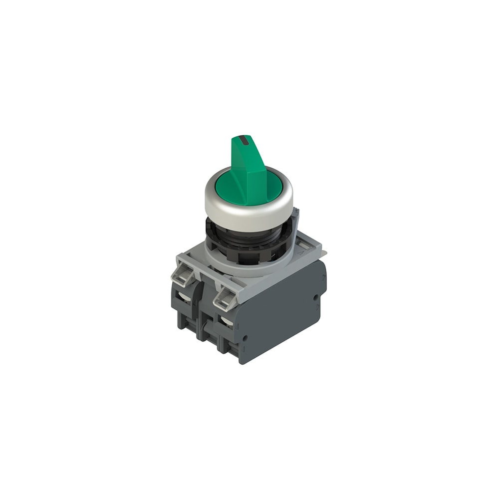 PIZZATO ELETTRICA - Unità completa con selettore luminoso a 4 posizioni, base d'aggancio e contatti E2 AC-DXBC2274