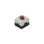 PIZZATO ELETTRICA - Unità completa con scatola, pulsante sporgente e contatti ES AC31018