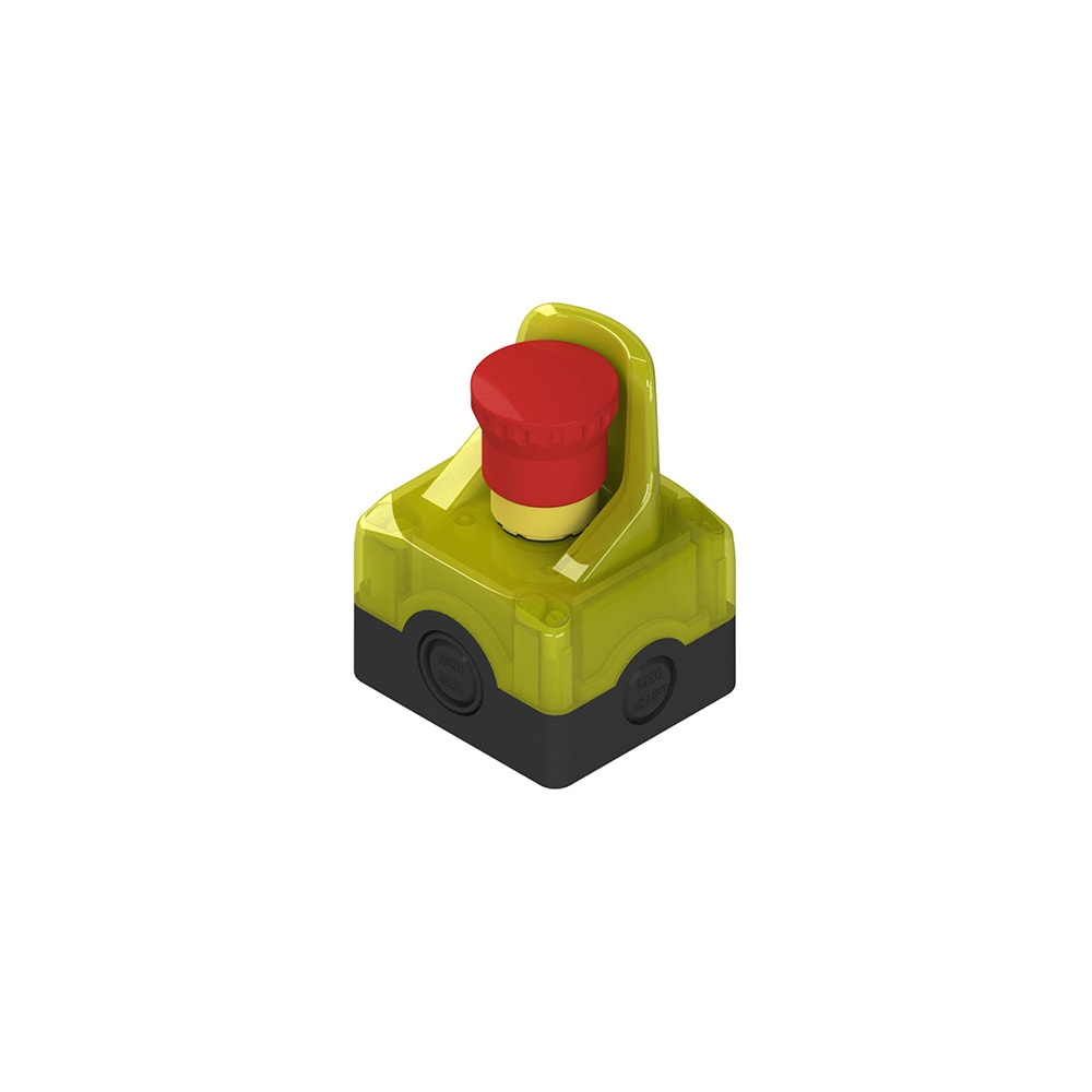 PIZZATO ELETTRICA - Scatola con guardia luminosa gialla 24Vdc e buzzer