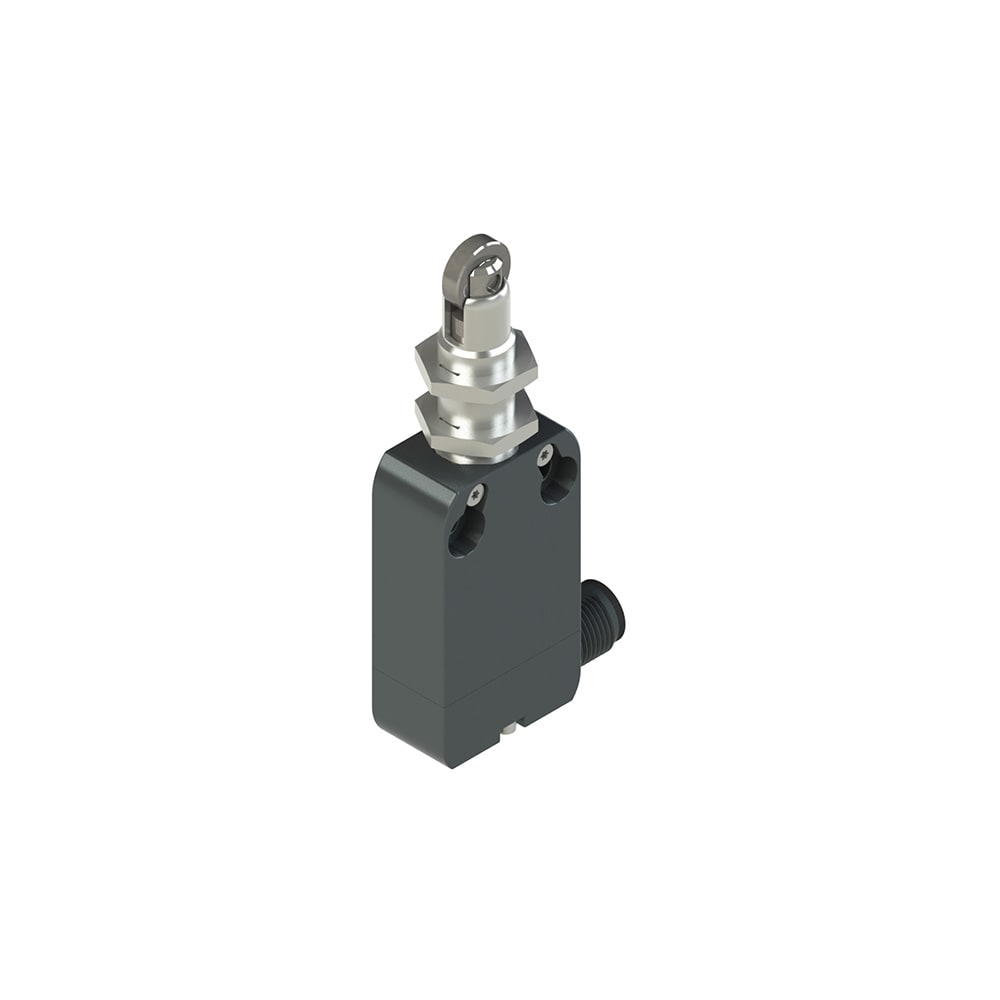 PIZZATO ELETTRICA - Interruttore precablato modulare a pistoncino con rotella e canotto filettato M12