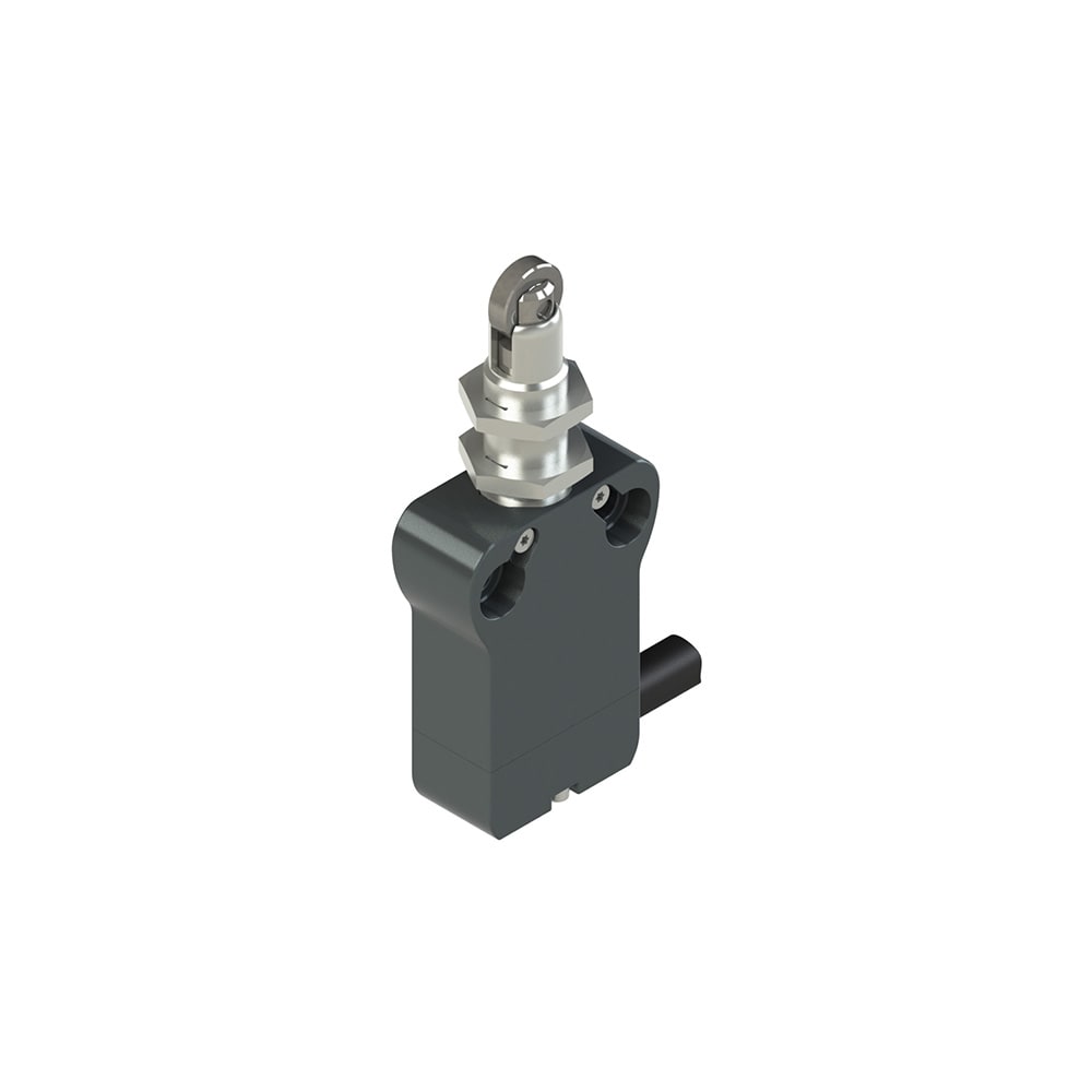 PIZZATO ELETTRICA - Interruttore precablato modulare a pistoncino con rotella e canotto filettato M12