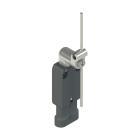 PIZZATO ELETTRICA - Interruttore precablato modulare a leva girevole in metallo con asta inox diam. 3x125 regolabile