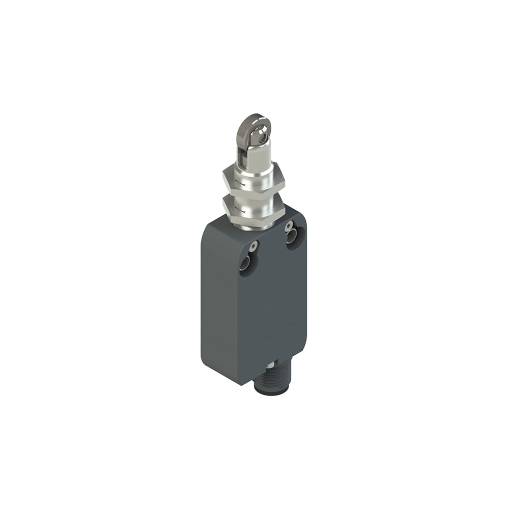 PIZZATO ELETTRICA - Interruttore precablato modulare a pistoncino con rotella e canotto filettato M12