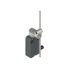 PIZZATO ELETTRICA - Interruttore precablato modulare a leva girevole con asta inox quadra 3x3x125 regolabile
