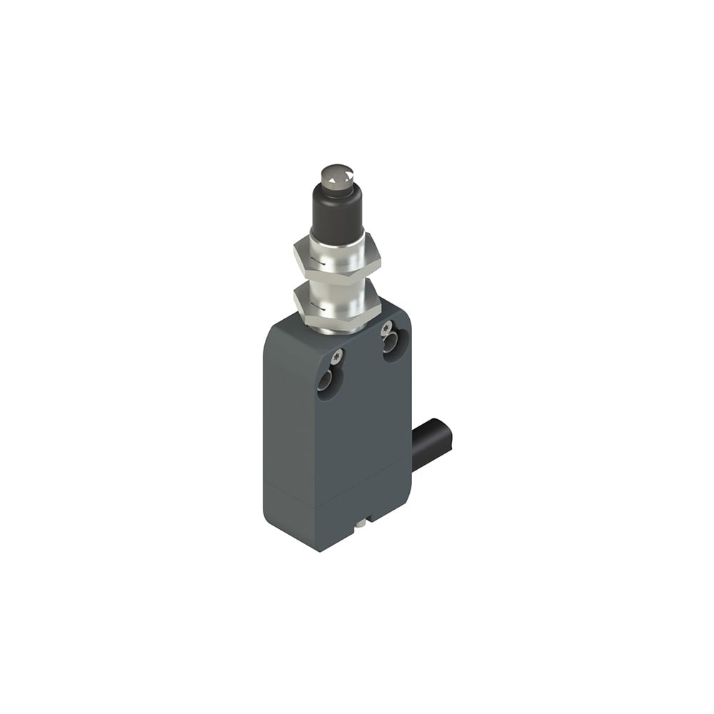 PIZZATO ELETTRICA - Interruttore precablato modulare a pistoncino con canotto filettato M12 e guarnizione esterna