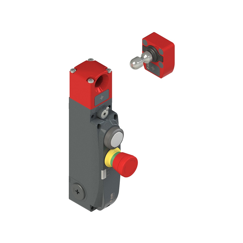 PIZZATO ELETTRICA - Interruttore di sicurezza con blocco serie NG con dispositivi di comando integrati, completo di azionatore NG 2D1D412D-F31