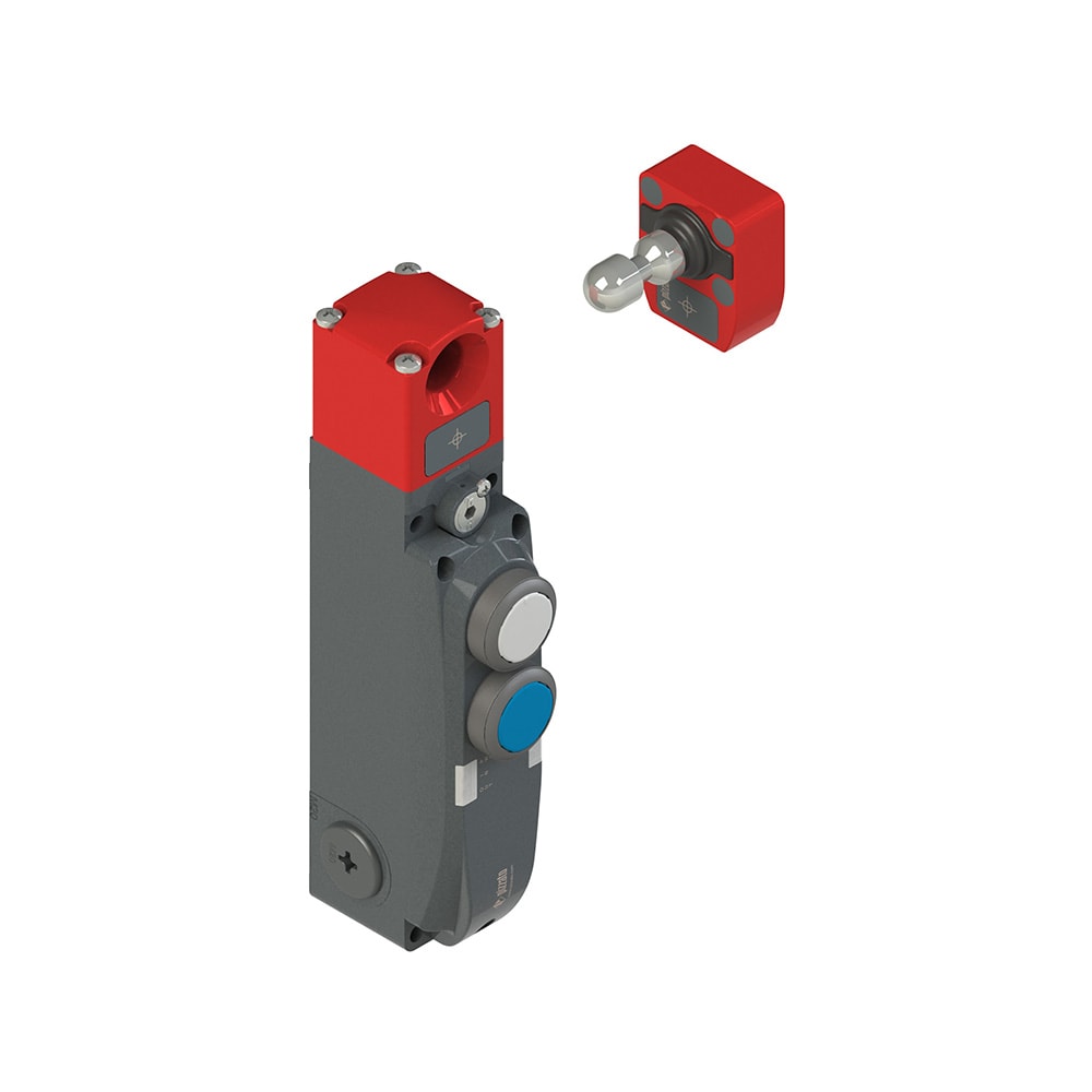 PIZZATO ELETTRICA - Interruttore di sicurezza con blocco serie NG con dispositivi di comando integrati, completo di azionatore NG 2D1D417F-F31