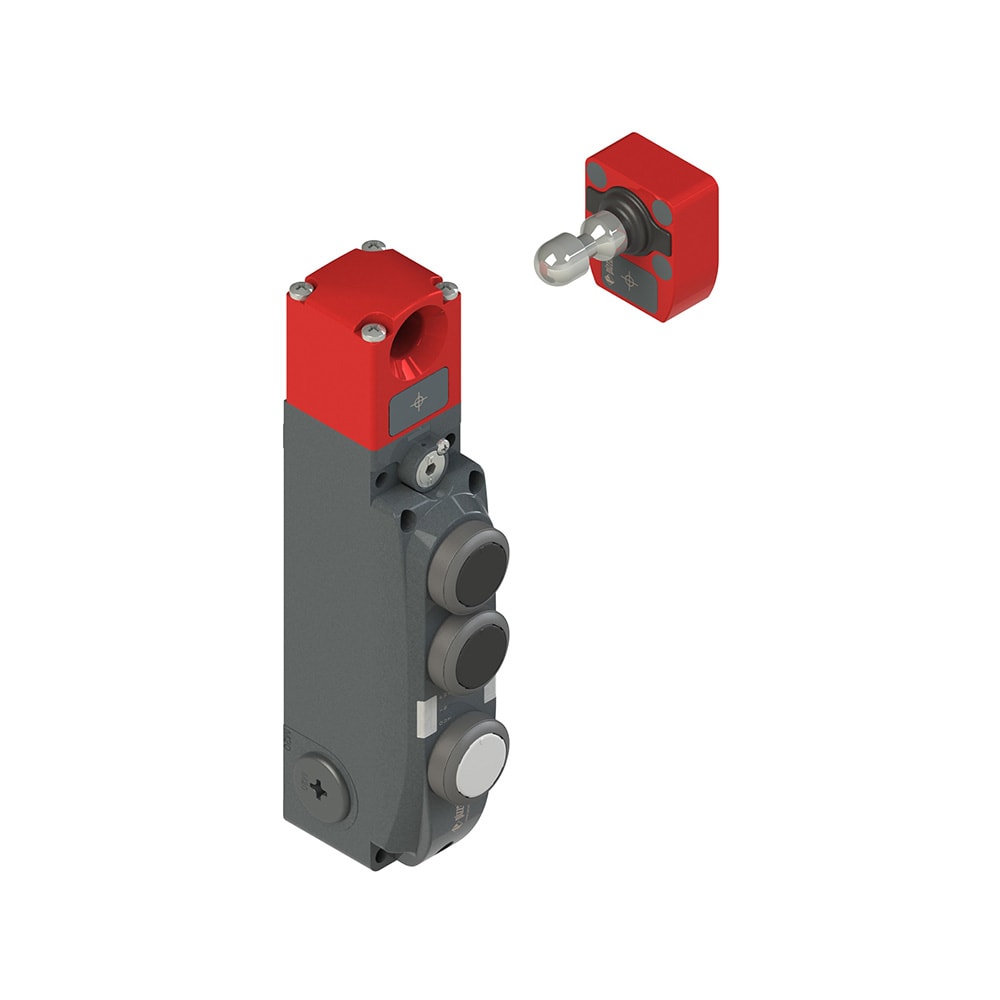 PIZZATO ELETTRICA - Interruttore di sicurezza con blocco serie NG con dispositivi di comando integrati, completo di azionatore