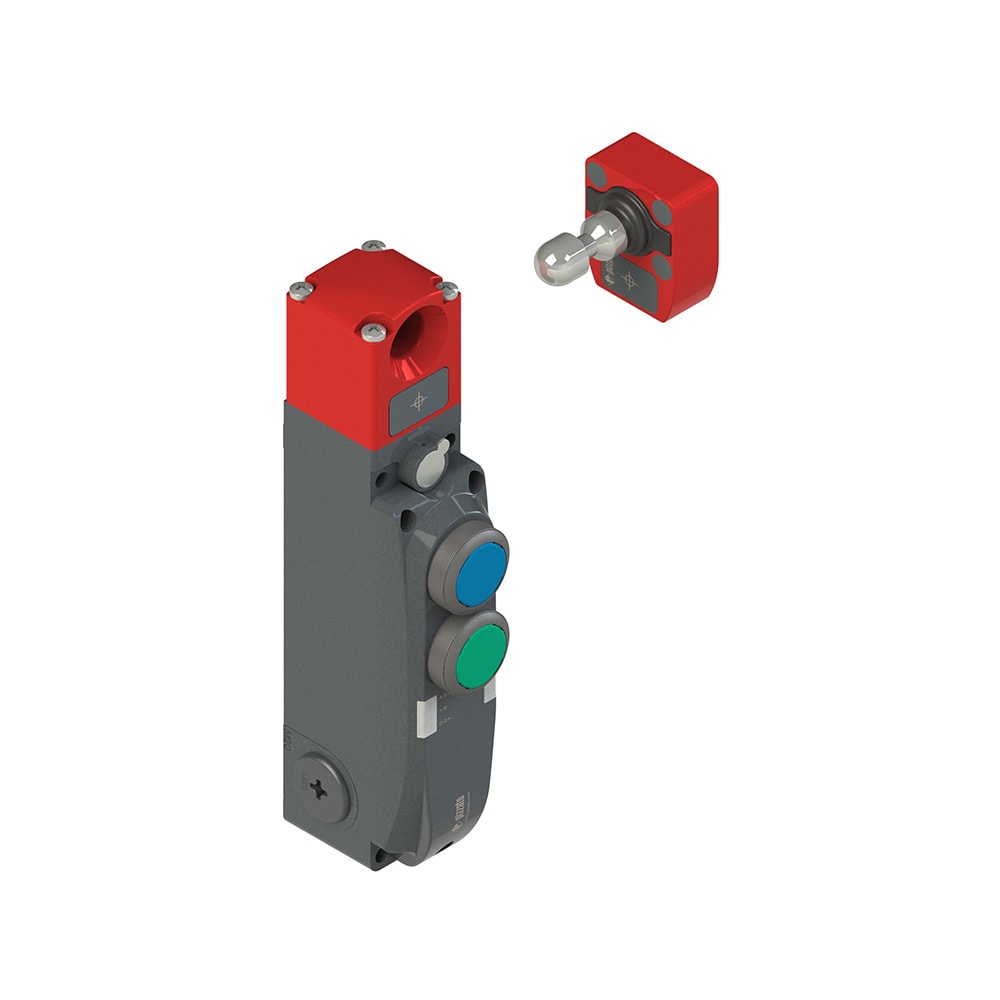 PIZZATO ELETTRICA - Interruttore di sicurezza con blocco serie NG con dispositivi di comando integrati, completo di azionatore NG 2D1E312K-F30