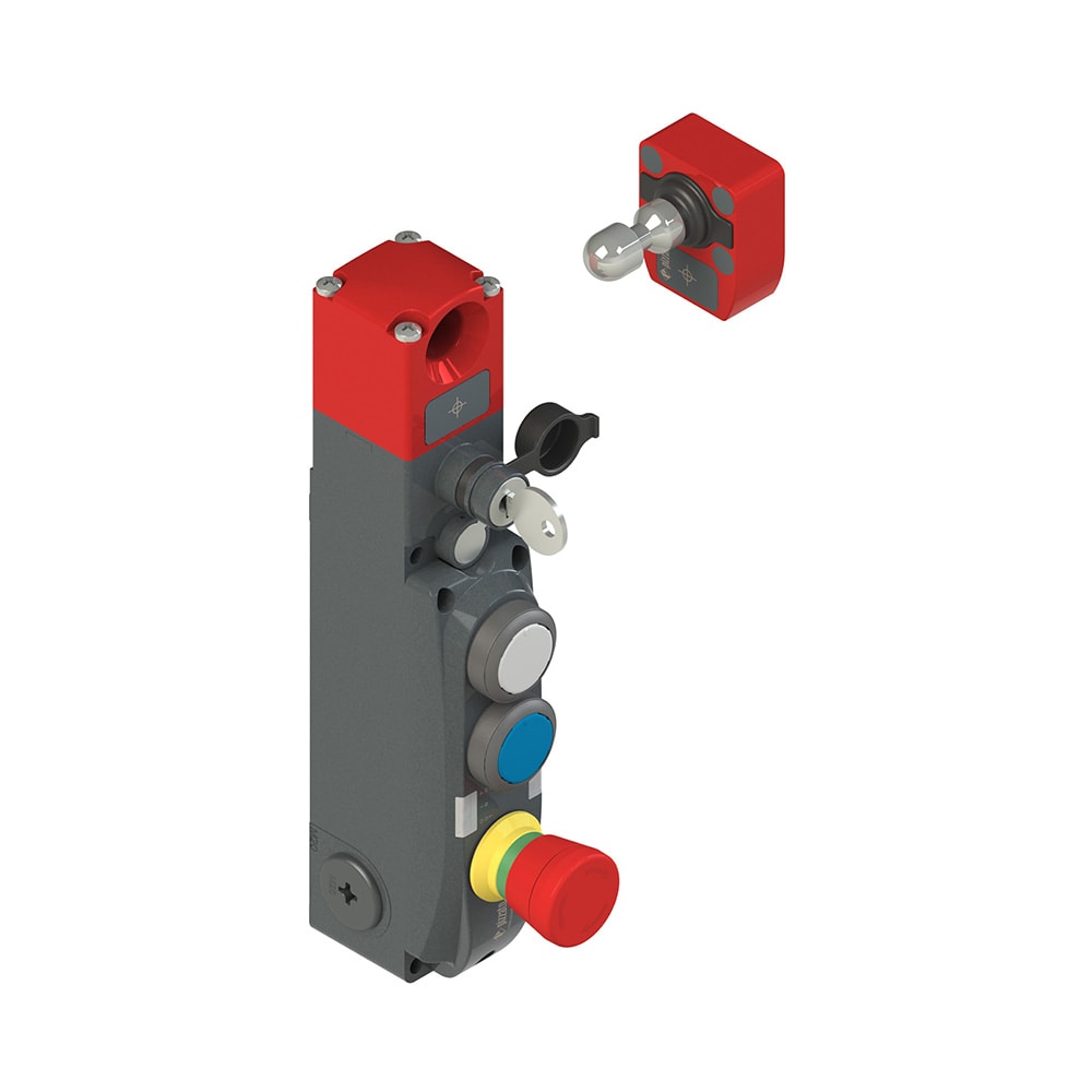 PIZZATO ELETTRICA - Interruttore di sicurezza con blocco serie NG con dispositivi di comando integrati, completo di azionatore
