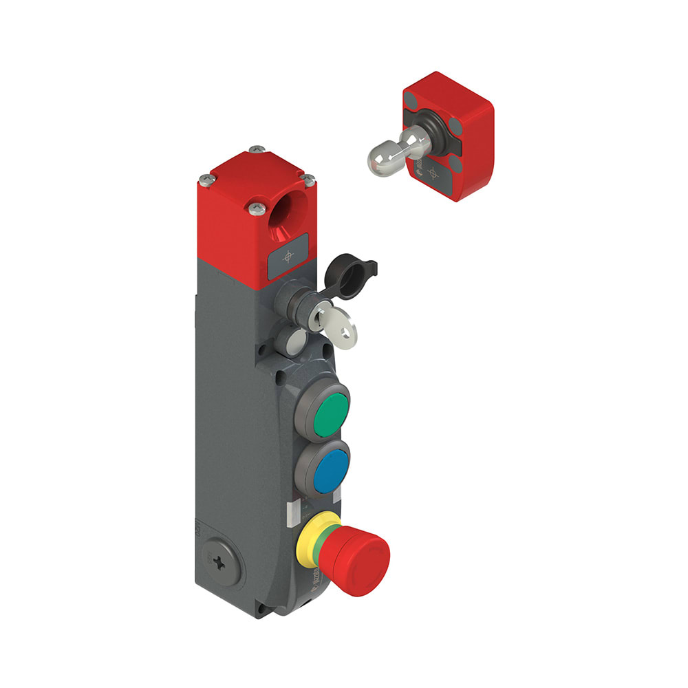 PIZZATO ELETTRICA - Interruttore di sicurezza con blocco serie NG con dispositivi di comando integrati, completo di azionatore