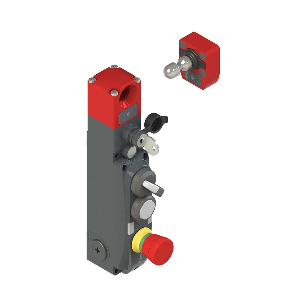 PIZZATO ELETTRICA - Interruttore di sicurezza con blocco serie NG con dispositivi di comando integrati, completo di azionatore