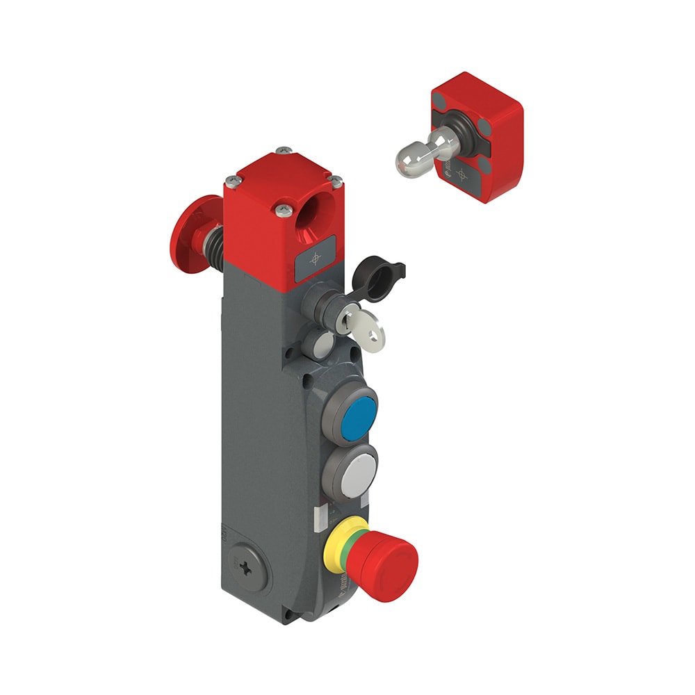 PIZZATO ELETTRICA - Interruttore di sicurezza con blocco serie NG con dispositivi di comando integrati, completo di azionatore