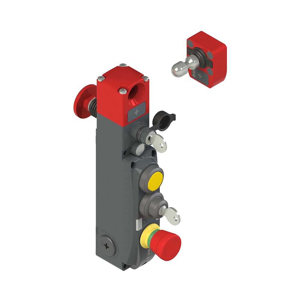 PIZZATO ELETTRICA - Interruttore di sicurezza con blocco serie NG con dispositivi di comando integrati, completo di azionatore