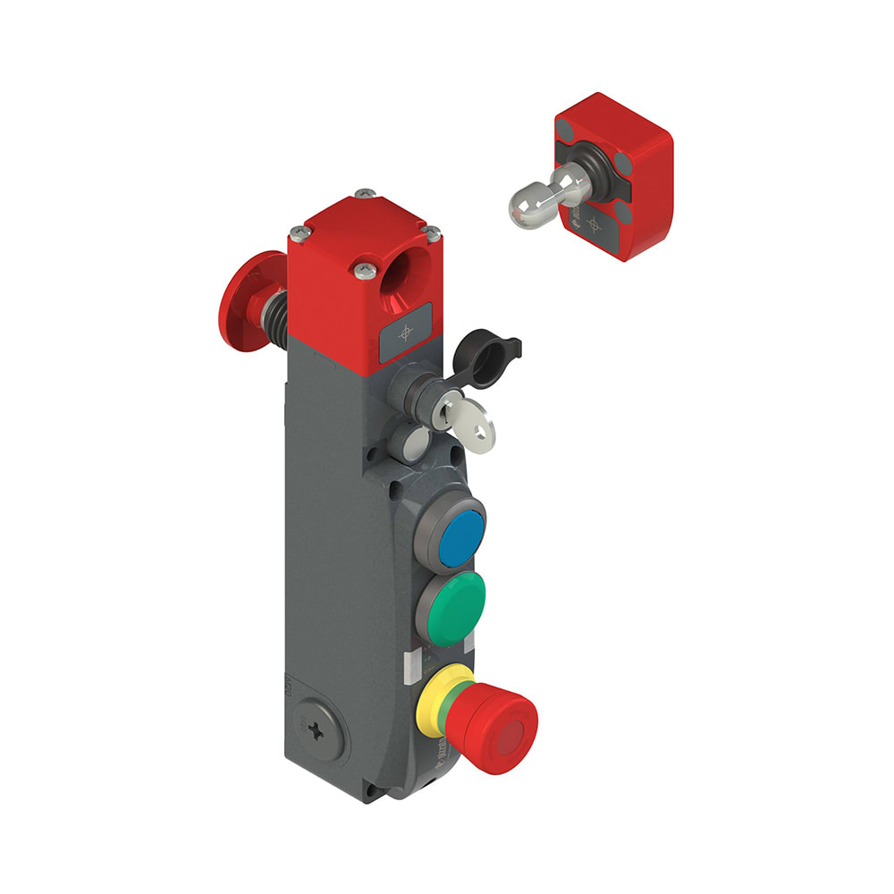 PIZZATO ELETTRICA - Interruttore di sicurezza con blocco serie NG con dispositivi di comando integrati, completo di azionatore