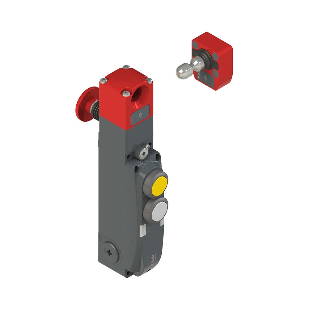 PIZZATO ELETTRICA - Interruttore di sicurezza con blocco serie NG con dispositivi di comando integrati, completo di azionatore NG 2D7D412U-F31