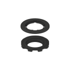 PIZZATO ELETTRICA - Adattatore completo di ghiera di fissaggio a pannello per dispositivi ? 22 su fori ? 30