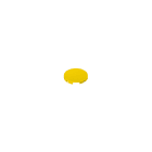 PIZZATO ELETTRICA - Lente per pulsante rasato colore giallo, senza marcatura