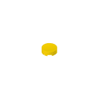 PIZZATO ELETTRICA - Lente per pulsante sporgente colore giallo, senza marcatura