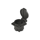 PIZZATO ELETTRICA - Presa Schuko con coperchio, kit comprensivo di viti di fissaggio