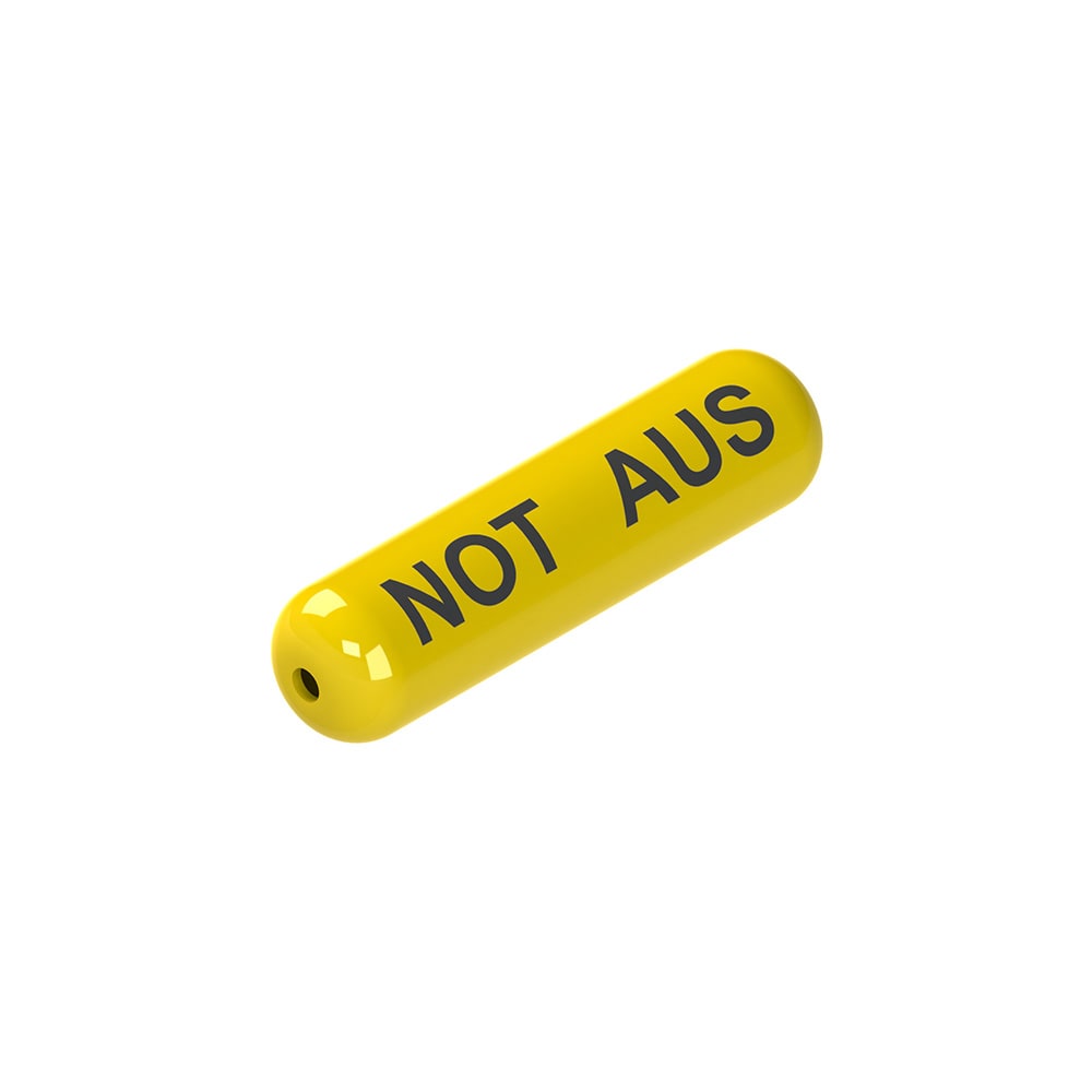 PIZZATO ELETTRICA - Indicatore fune - scritta "NOT-AUS" VF AF-IF1GR04