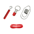 PIZZATO ELETTRICA - Kit accessori installazione fune, linea FAST