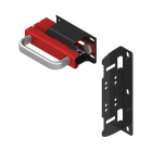 PIZZATO ELETTRICA - Maniglia di sicurezza serie P-KUBE Fast