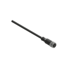 PIZZATO ELETTRICA - Connettore femmina M12 12 poli diritto cablato con cavo 3 m, rivestimento in guaina PVC